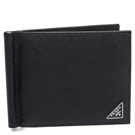 prada clip wallet